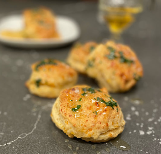 Honey Cheddar Biscuits