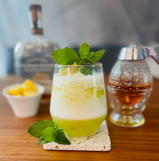 Frozen Pineapple Mint Julep